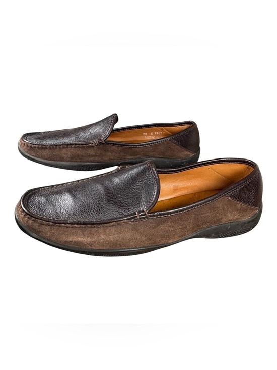 Allen Edmonds Conway Men Brown Leather & Suede Casual Loafer Shoes 9.5 main image 10